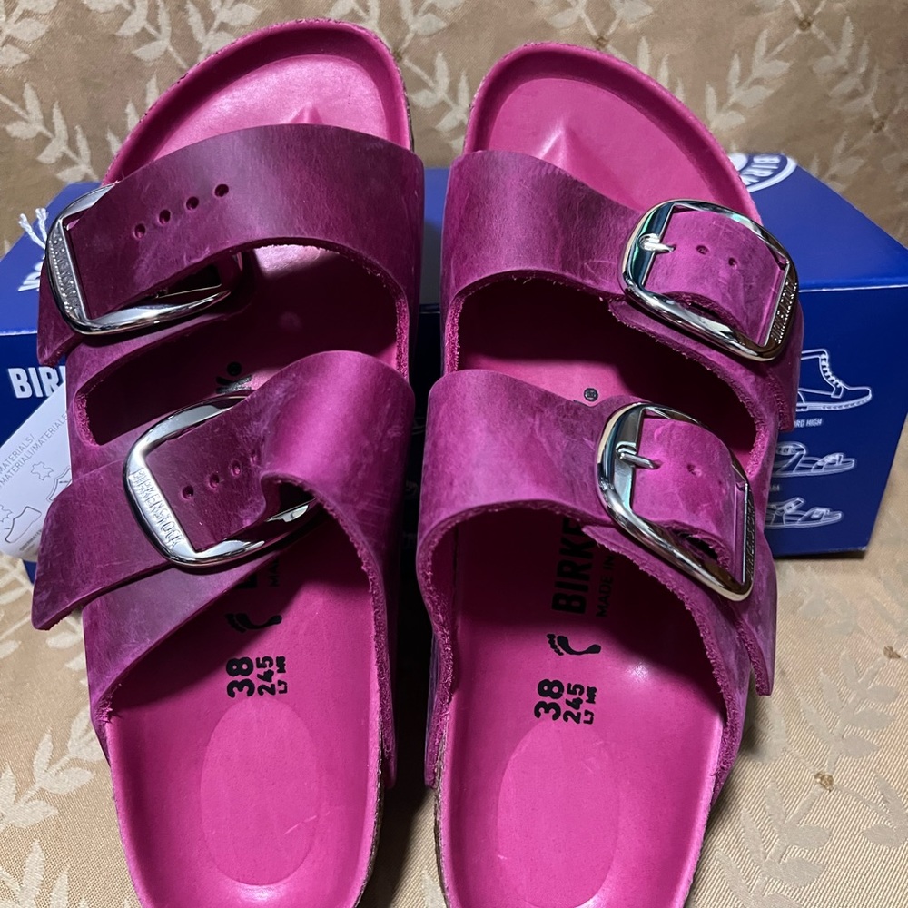 NIB Birkenstock Arizona Big Buckle 38